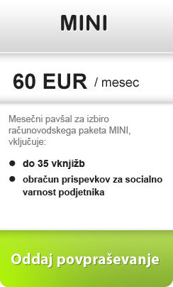 enostavno računovodstvo paket mini